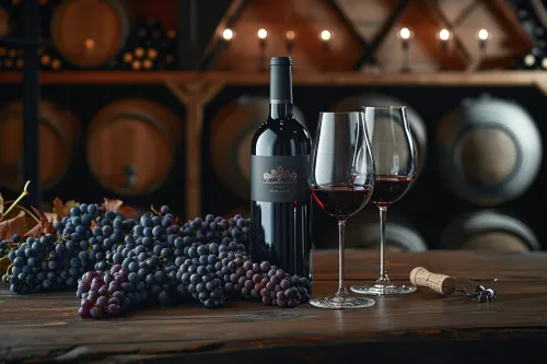 Cépages tanniques :  Explorez leurs arômes riches et complexes.